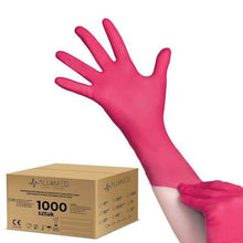 Load image into Gallery viewer, Nitril handschoenen All4Med framboosrood 1000 stuks
