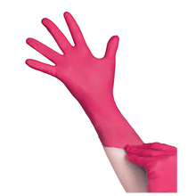 Load image into Gallery viewer, Nitril handschoenen All4Med framboosrood2